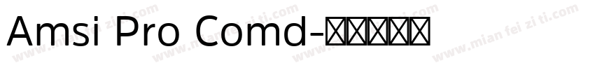 Amsi Pro Comd字体转换